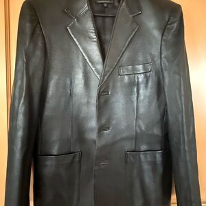 Vintage 80s/90s Parfait Leather Italy Men’s Black Jacket Size M 40R